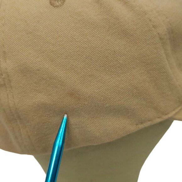 Miller Lite Embroidered Logo Khaki Strapback Cap Trucker Baseball Hat Beer Acme - Picture 5 of 15